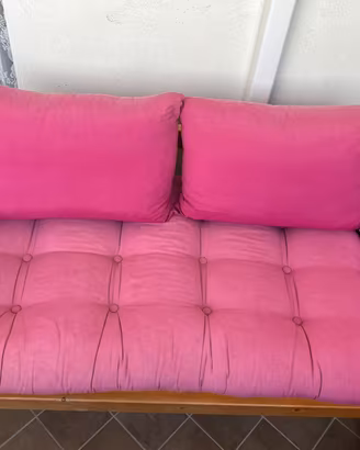 Divano letto in legno
