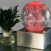 Sfera design con luce bolle multicolore