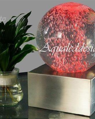 Sfera design con luce bolle multicolore