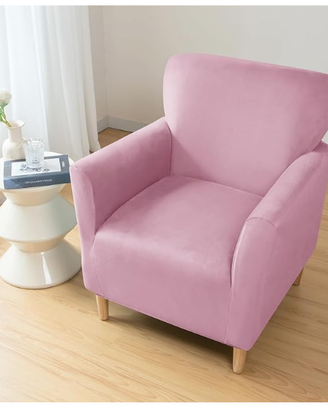 Copripoltrona con braccioli Elasticizzato Velluto