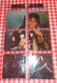 michael jackson souvenir singles pack 5 vinili