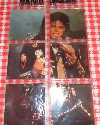 michael jackson souvenir singles pack 5 vinili