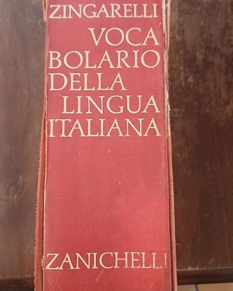 ZINGARELLI DIZIONARIO VOCABOLARIO ITALIANO ZANICHE