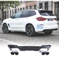 DIFFUSORE BMW X3 G01 LOOK M PERFORMANCE NERO LUCID