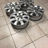 CERCHI NISAN MICRA K12 15 POLLICI PEUGEOT,CITROEE