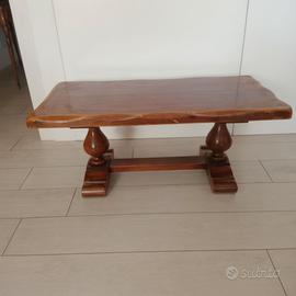 TAVOLINO BASSO DA SALOTTO LEGNO MASSELLO