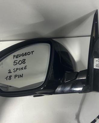 Specchietto retrovisore sx peugeot 508 2018>2025