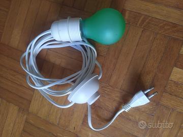 Luce Verde con cavo 3,5mt e interruttore