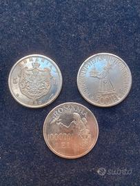 ROMANIA 5 LEI 1880-500 LEI 1941-100000 LEI 1946.