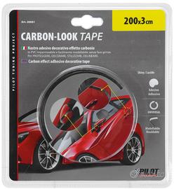 Nastro adesivo decorativo effetto carbonio 200x3cm