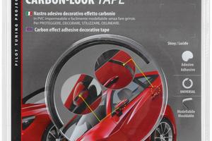 Nastro adesivo decorativo effetto carbonio 200x3cm