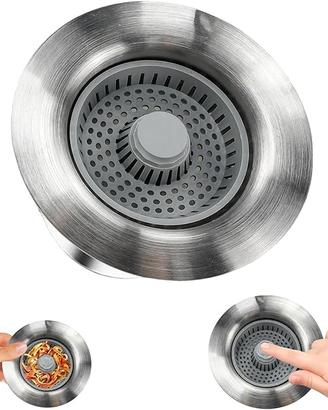 tappo lavabo cucina universale con filtro