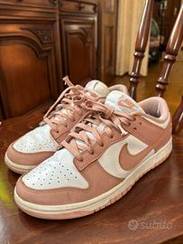 Nike Dunk Low rosa num 40.5