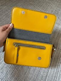 Borsa artigianale in pelle bovina gialla – Fatto a