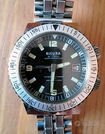 OROLOGIO DA COLLEZIONE "SICURA SUBMARINER" ANNI 60