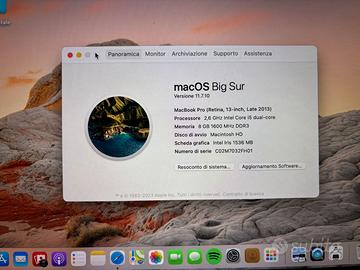 MACBOOK PRO (RETINA, 13-INCH, LATE 2013)