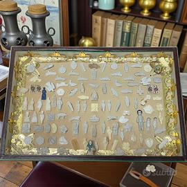 Teca collezione fave fèves antiche e moderne