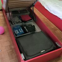 2 letti contenitore cameretta bimbi Colore ROSSO