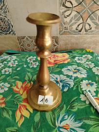 porta candela ottone