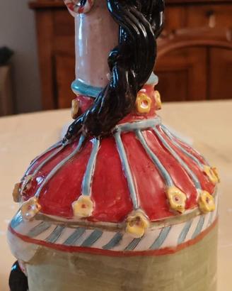 Bambola in ceramica fatta a mano – pezzo unico