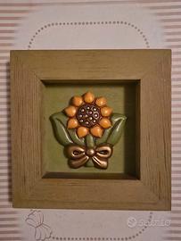 Thun quadro piccolo girasole