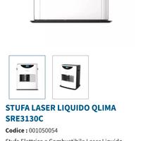 Stufa Elettrica LASER LIQUIDO QLIMA SRE 3130