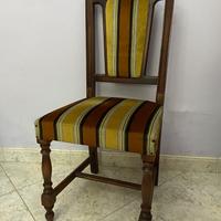 6pezzi -Sedie in velluto sala da pranzo