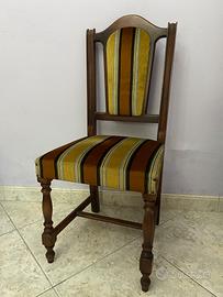 6pezzi -Sedie in velluto sala da pranzo