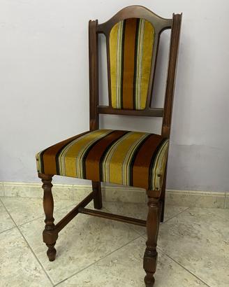 6pezzi -Sedie in velluto sala da pranzo