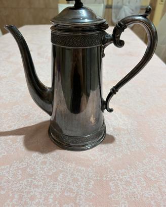 Teiera inglese  R argento vintage