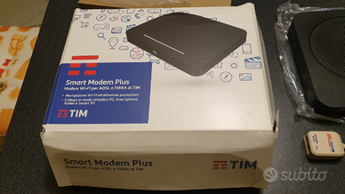 Modem fibra e Adsl Smart plus