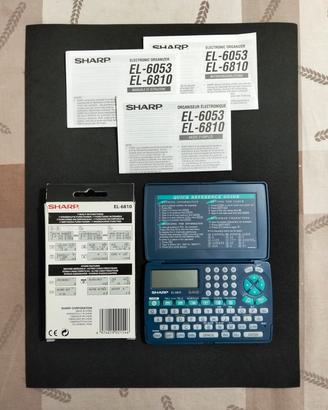 Agenda elettronica Sharp EL-6810   NOS