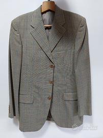 Giacca burberry london a quadri di lana