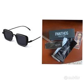 ALAN nero occhiale da sole dalla panthos nuovo