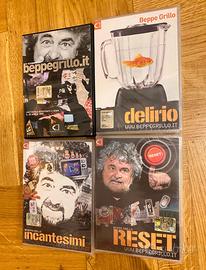 DVD spettacoli Beppe Grillo – 4 DVD originali