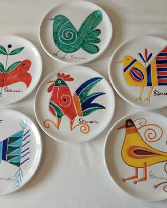 piatti collezione Atelier Cera sarda di Olbia 