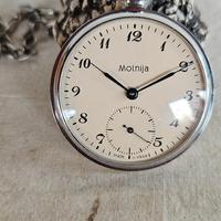 OROLOGIO DA TASCA MOLNIJA RUSSIA URSS CATENELLA