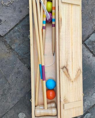 Croquet - polo kit attrezzatura per 3