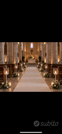 21 Candelabri/portacandele matrimonio ed eventi