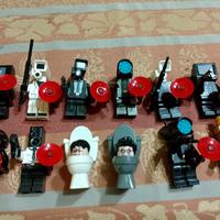 12 minifigure compatibili lego skibidi toilette 