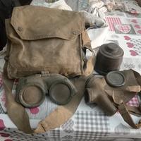 borsa militare 1941 con maschere antigas 