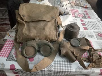 borsa militare 1941 con maschere antigas 