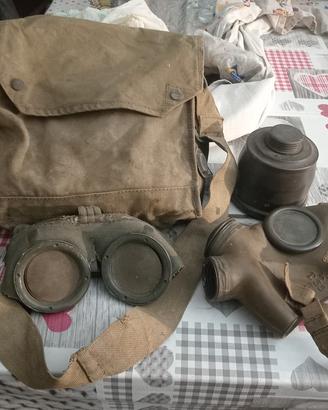 borsa militare 1941 con maschere antigas 