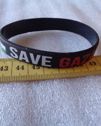 bracciale elastico silicone free palestine gaza