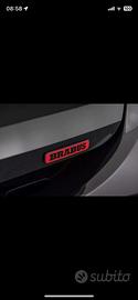 Badge posteriore smart brabus rosso