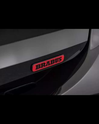 Badge posteriore smart brabus rosso