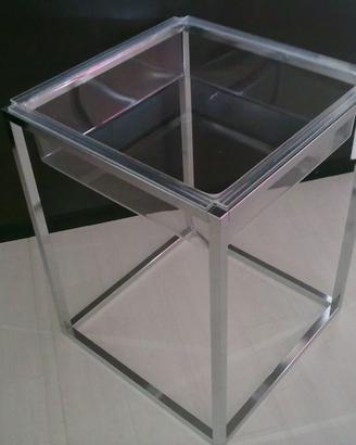 cesta in plexiglas porta oggetti