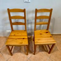 Sedie in legno ikea