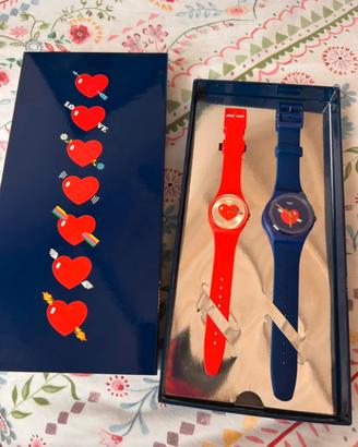 Coppia di orologi Swatch - speciale san valentino