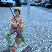 Statua pescatore Fontanini 45 cm da terra